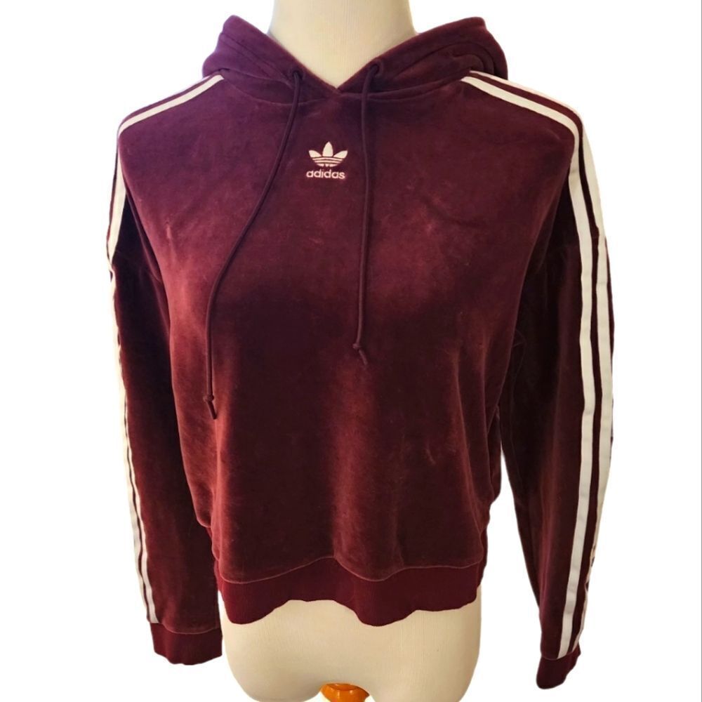 Adidas Hoodie Sweatshirt Sz S (689)